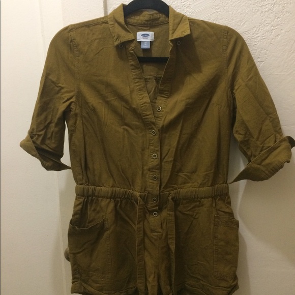 Mustard yellow Old Navy romper - Picture 2 of 4